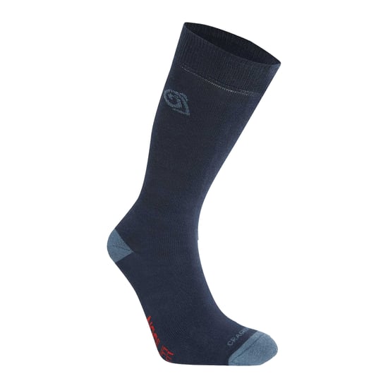 Craghoppers - Socken Insektenabwehr für Herren/Damen Unisex(2er-Pack) (Marineblau/Blaustein) - Image 2