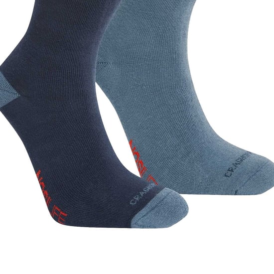 Craghoppers - Socken Insektenabwehr für Herren/Damen Unisex(2er-Pack) (Marineblau/Blaustein) - Image 3