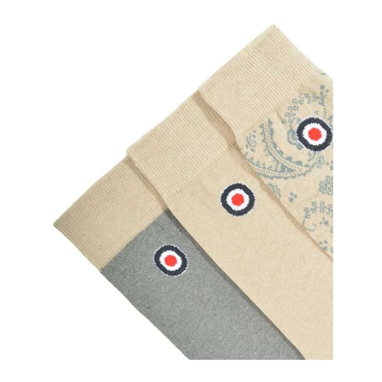 Lambretta - "Paisley" Socken für Herren (3er-Pack) (Eisen/Steinfarben) - Image 2