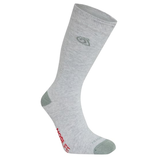 Craghoppers - "Insect Repellent" Socken für Herren/Damen Unisex (Hellgrau Meliert/Flechte) - Image 2