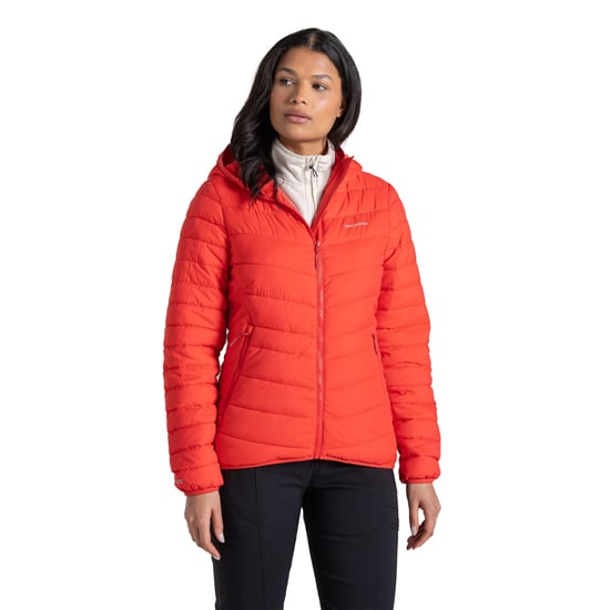 Craghoppers - "Compresslite IX" Jacke für Damen, mit Kapuze, Isoliert (Morgendämmerungsrot) - Image 3