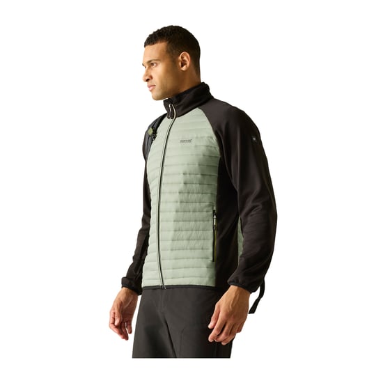 Regatta - "Clumber" Hybridjacke für Herren (Leichter Salbei/Schwarz) - Image 4