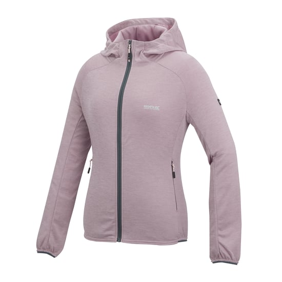 Regatta - "Ferna" Fleecejacke für Damen, mit Kapuze, Stretch (Puderlila) - Image 3