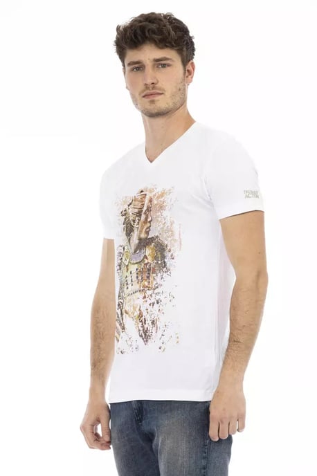 Trussardi Action Weißes Baumwoll-T-Shirt - Image 2