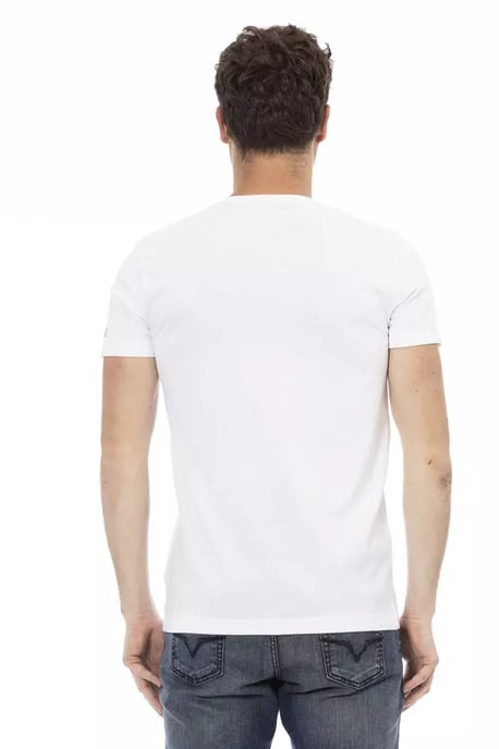 Trussardi Action Weißes Baumwoll-T-Shirt - Image 3