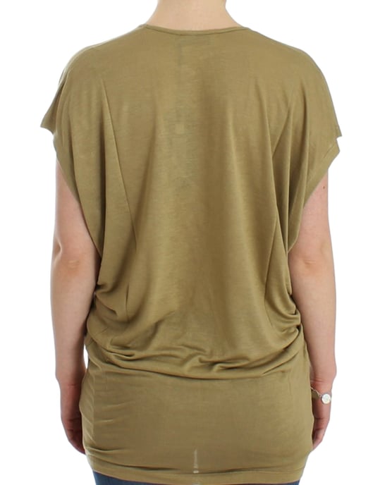 Costume National Grünes Druck T-Shirt mit kurzen Ärmeln - Image 3