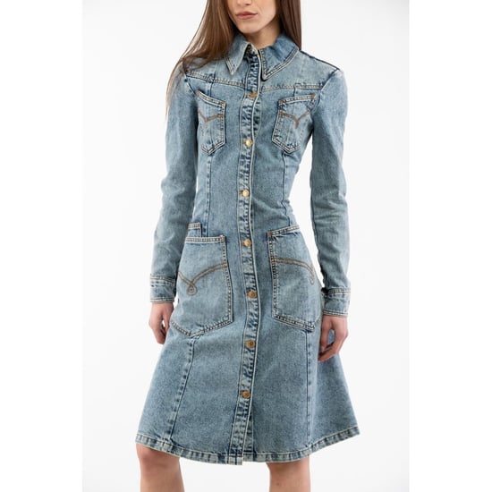 Moschino Mehrfarbiges Baumwoll-Casual-Kleid - Image 2