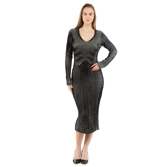 Moschino Mehrfarbiges Woll-Casual-Kleid - Image 1