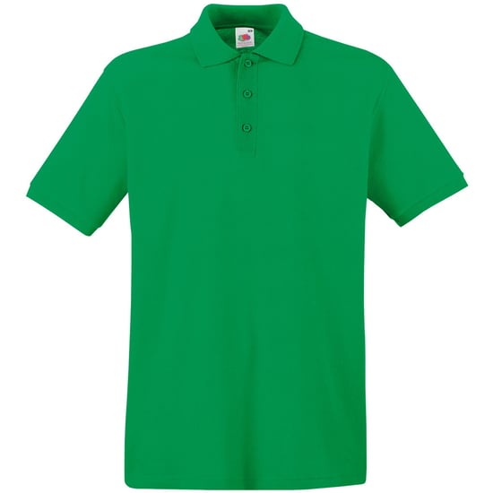 Fruit Of The Loom Premium Herren Polo-Shirt, Kurzarm (Kellygrün) - Image 1