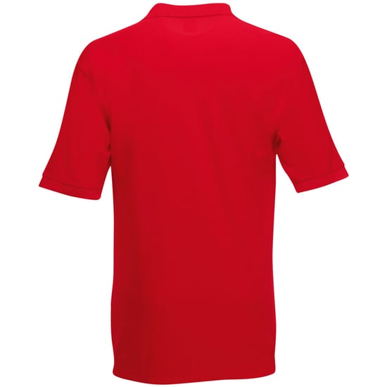 Fruit Of The Loom Premium Herren Polo-Shirt, Kurzarm (Rot) - Image 2