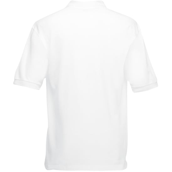 Fruit Of The Loom 65/35 Herren Piqué Polo-Shirt, Kurzarm (Weiß) - Image 2