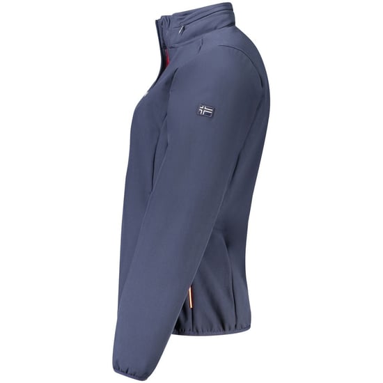 Norwegen 1963 Blaue Polyester Damenjacke - Image 3
