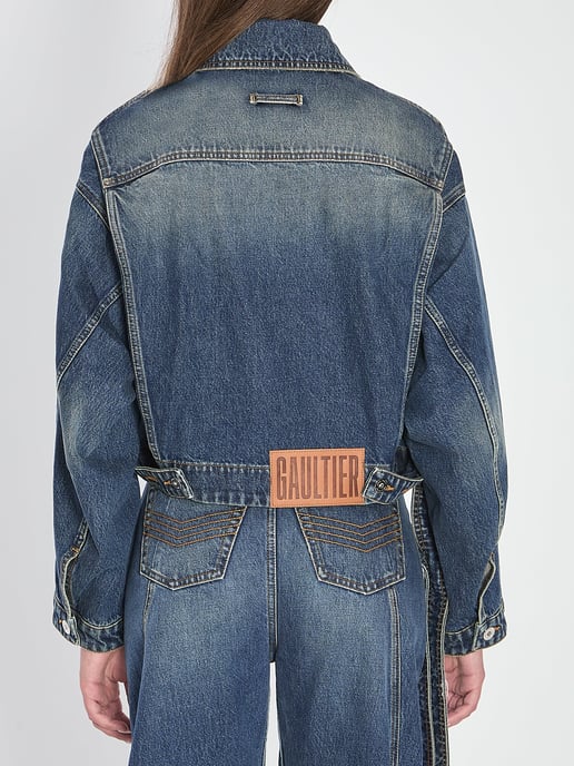 Gurtjacke aus Denim - Image 4
