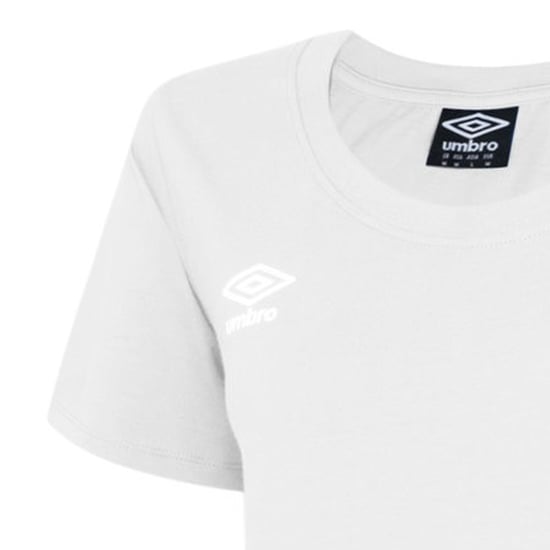 Umbro Damen/Damen Club Freizeit-T-Shirt (Weiß/Schwarz) - Image 3
