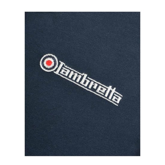 Lambretta - Hoodie mit durchgehendem Reißverschluss für Herren (Marine/Jetstream Blau/Rot) - Image 5