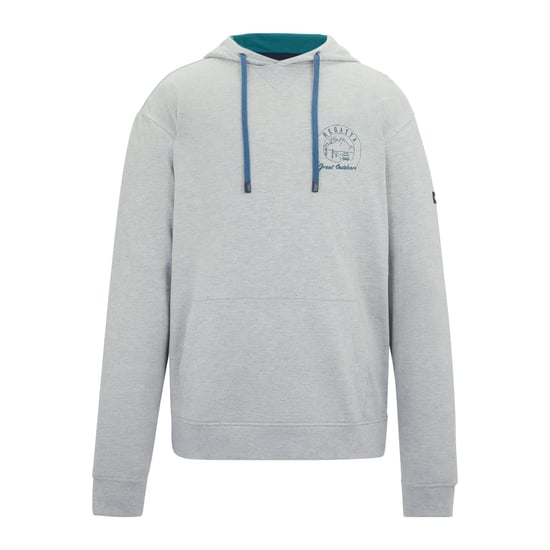 Regatta - "Cline" Kapuzenpullover für Herren (Grau meliert/Mediterranea) - Image 1