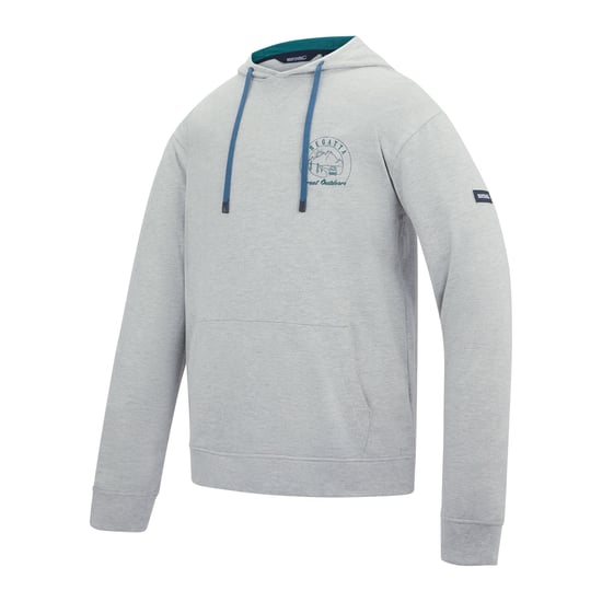 Regatta - "Cline" Kapuzenpullover für Herren (Grau meliert/Mediterranea) - Image 3