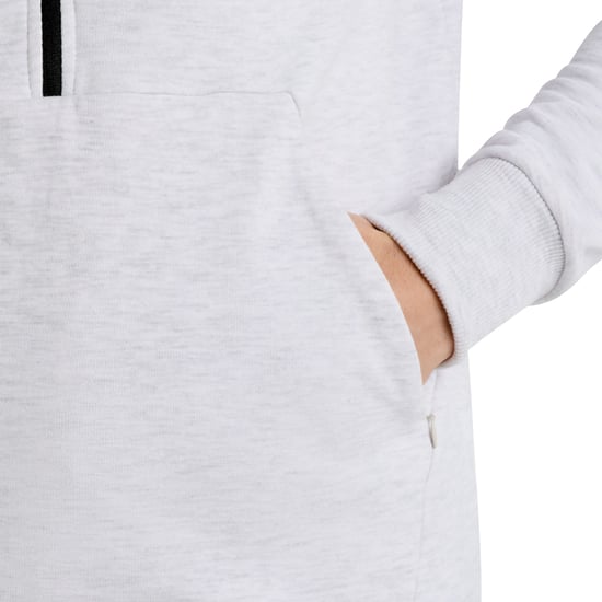 Umbro - "Terrace" Kapuzenpullover mit halbem Reißverschluss für Herren (Tanne/Eisblau Marl) - Image 3