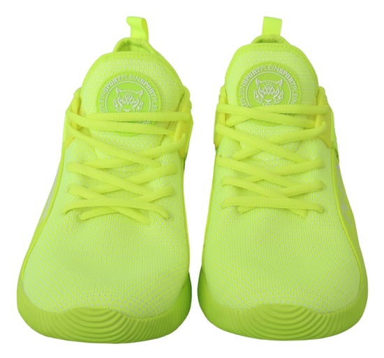 Philipp Plein Grüne CARTER Logo Hi-Top Sneaker Schuhe - Image 2
