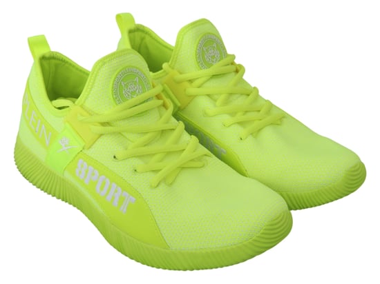 Philipp Plein Grüne CARTER Logo Hi-Top Sneaker Schuhe - Image 3