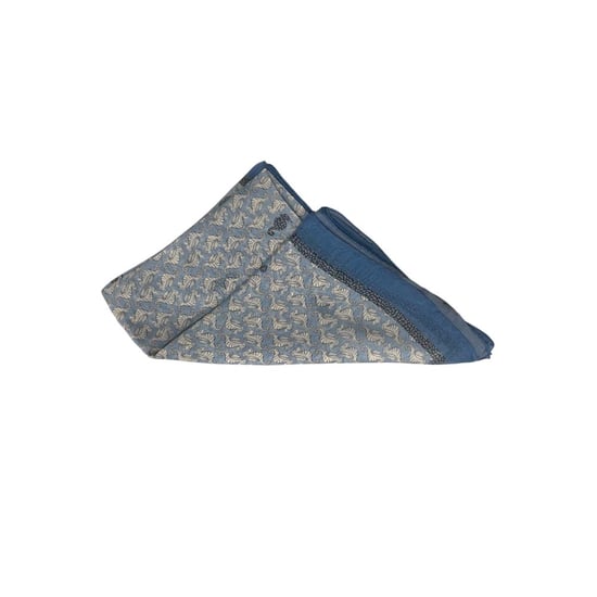 Borbonese Blaue Seidenschal für Damen - Image 4