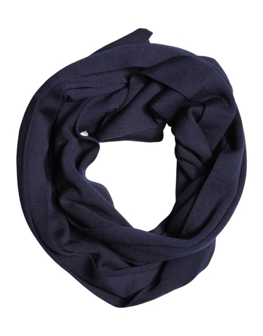 Dolce & Gabbana Blau Woll-DG Liebt London Halstuch Schal - Image 5