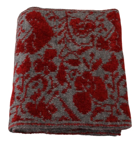 GF Ferre Roter Grau Gestrickter Wrap Wärmer Damen Schal Schaal - Image 4