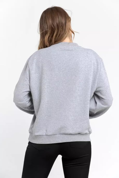 Trussardi Graues Baumwoll-Damen Sweatshirt - Image 4