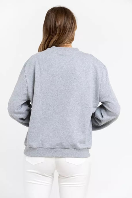 Trussardi Graues Baumwoll-Sweatshirt für Frauen - Image 4