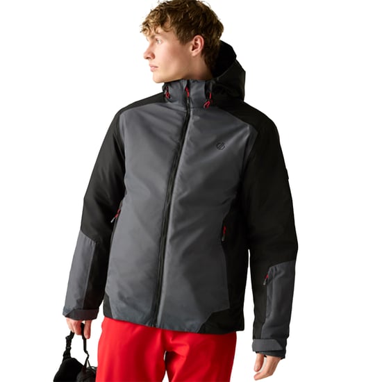 Dare 2B - "Precision II" Skijacke für Herren (Schwarz/Ebenholz/Leuchtend Rot) - Image 4
