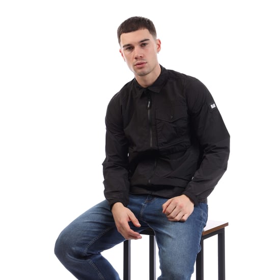 Weekend Offender - "Granville" Hemdjacke für Herren (Schwarz) - Image 4