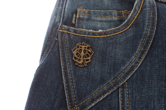 Cavalli Blue Baumwollstretch-Jeans mit niedriger Taille - Image 3
