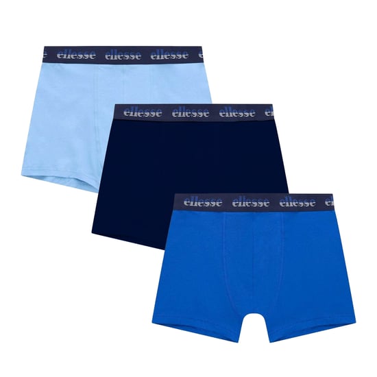 Ellesse - "Muxel888" Boxershorts für Herren (3er-Pack) (Marine/Blau/Hellblau) - Image 1