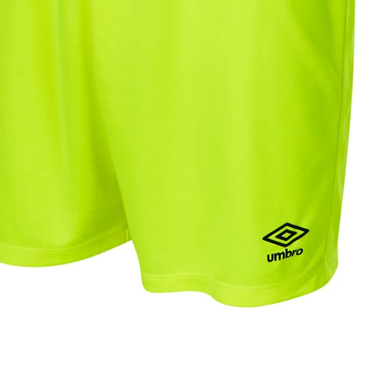 Umbro - "Club II" Shorts für Kinder (Sicherheits-Gelb/Kohlen-Schwarz) - Image 3