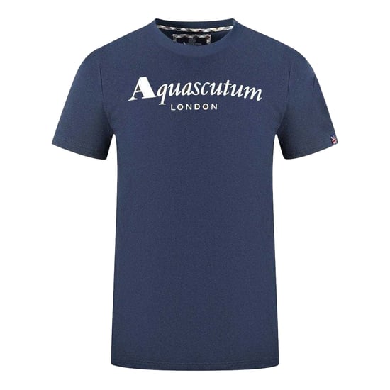 Aquascutum - "London" T-Shirt für Herren (Marine) - Image 1