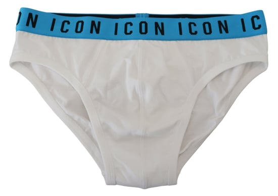 Dsquared² Weißes Icon-Logo Baumwoll-Stretch Herrenbrief-Unterwäsche - Image 1