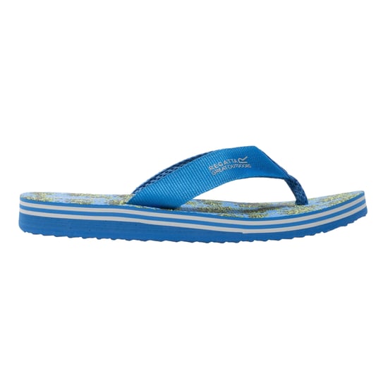 Regatta Herren Flip Flops Rico (Leuchtend Grün/Sonic-Blau) - Image 1