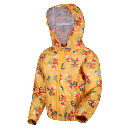 Regatta - "Muddy Puddle" Jacke, wasserfest, mit Kapuze für Kinder (Leuchtend Gelb) - Image 3
