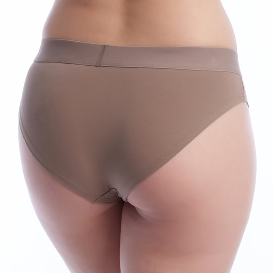 Damen Elastische Baumwollslips mit Logo 50502754 - Image 3