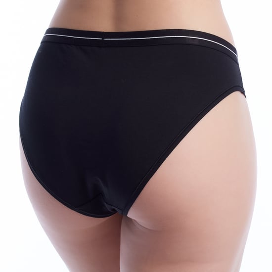 3er-Pack Damen Unterhosen aus elastischer Baumwolle mit Logo 50510016 - Image 4