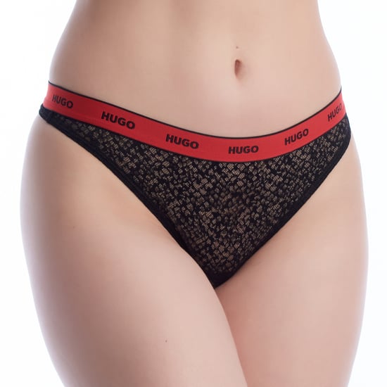 3er-Pack Damen Spitze Slips mit Logo 50535265 - Image 2
