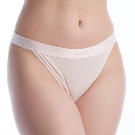 Damen Elastische Baumwoll-Tanga mit Logo 50520398 - Image 1