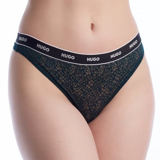3er-Pack Damen Spitzenstringtangas mit Logo 50535265 - Image 5