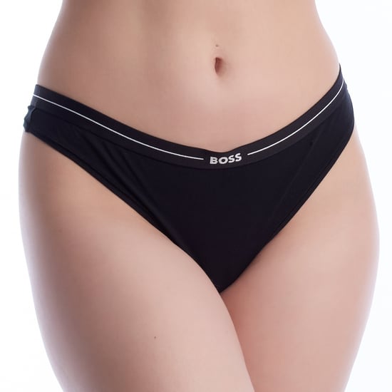 3er-Pack Damen Elastische Baumwoll-Tangas mit Logo 50510030 - Image 2