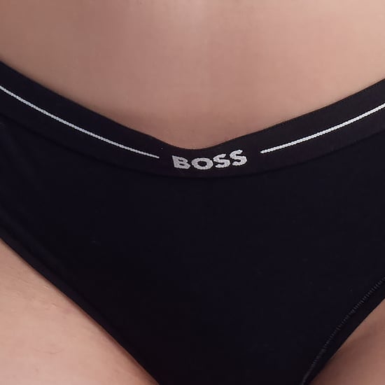 3er-Pack Damen Elastische Baumwoll-Tangas mit Logo 50510030 - Image 3