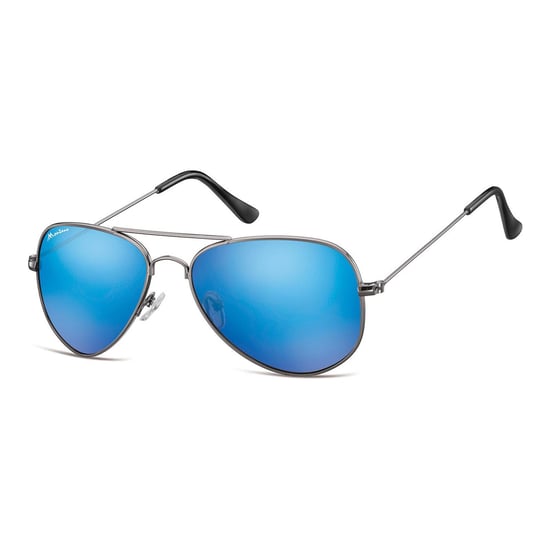 Montana MS94 C Silber Blau Revo Spiegel Sonnenbrille - Image 1