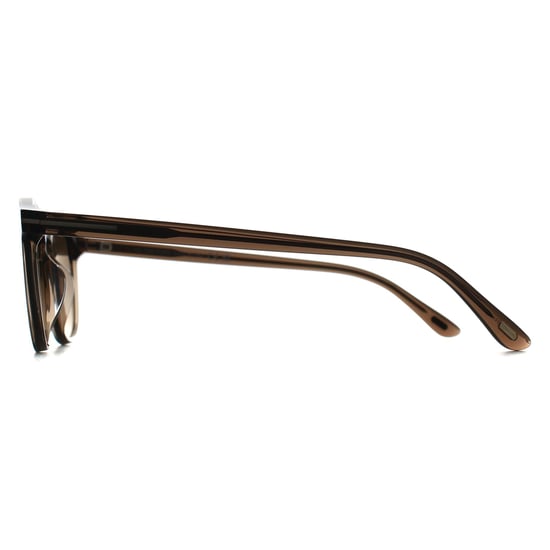 Tom Ford Holt-02 FT1302 45B glänzend hellbraun braun Farbverlauf Sonnenbrille - Image 3