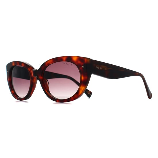 Ted Baker TB1737 100 Schildpatt Sonnenbrille mit braunem Farbverlauf - Image 2