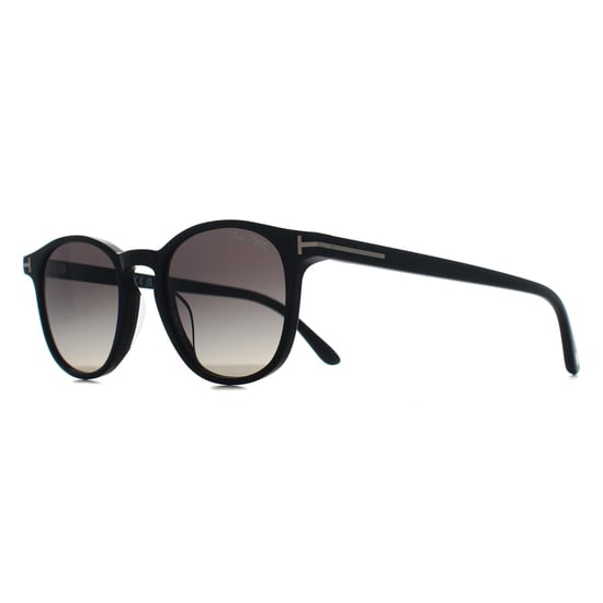 Tom Ford Holt-02 FT1302 01B glänzend schwarz grau Verlauf Licht Spiegel Sonnenbrille - Image 2