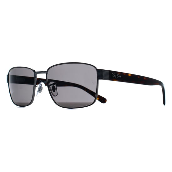 Ray-Ban RB3750 004/B1 gunmetal havanna dunkelgrau Sonnenbrille - Image 2